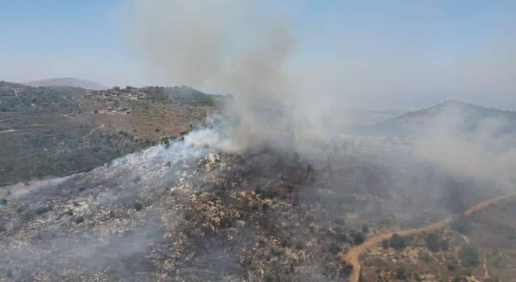 بالفيديو.. حريق في أحراج بلدة بزال يخرج عن السيطرة