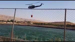 حريق في احراش جزين ونيحا.. وطوافة للجيش تخمده