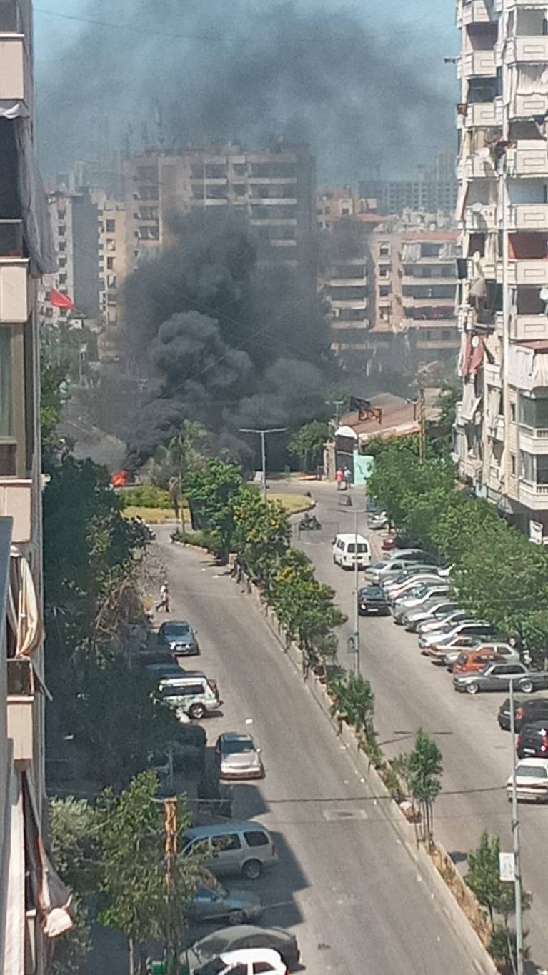 إشكال و ‏B7‎‏ على محطة في الليلكي.. الجيش يتدخل ويوقف مطلقي النار