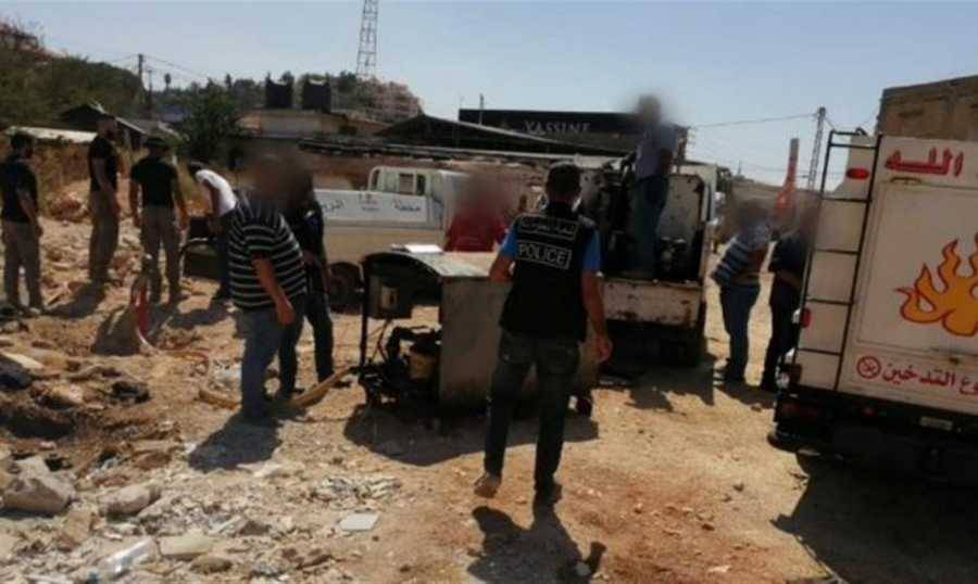 ضبط 430 ألف ليتر من المحروقات المخزّنة