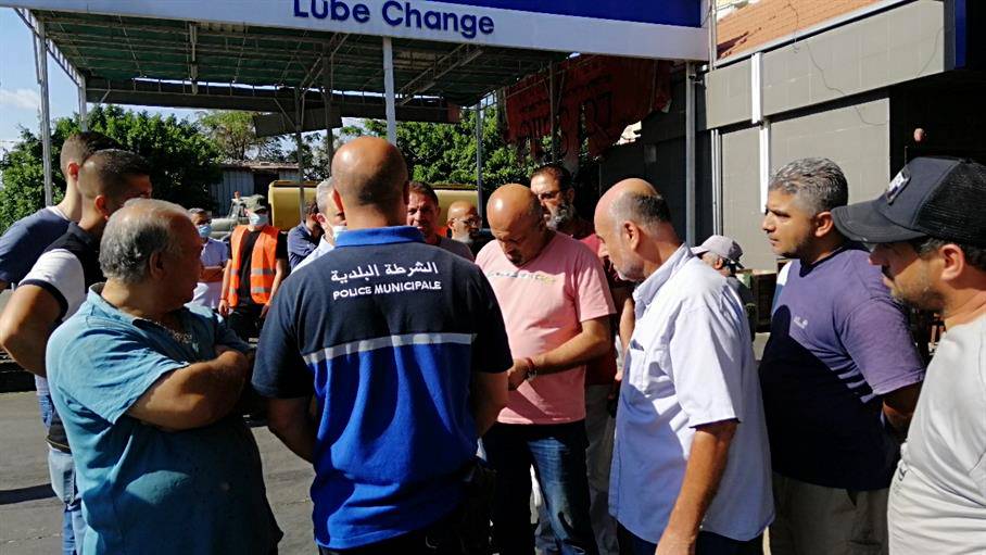 كيف كان اليوم الأول لاعتماد منصة بلدية صيدا لتعبئة البنزين؟