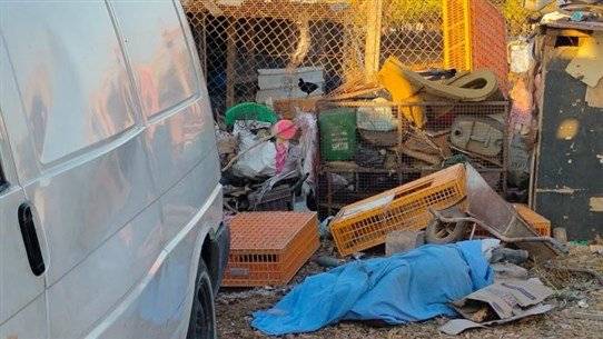 إنفجار في مخيم للنازحين
