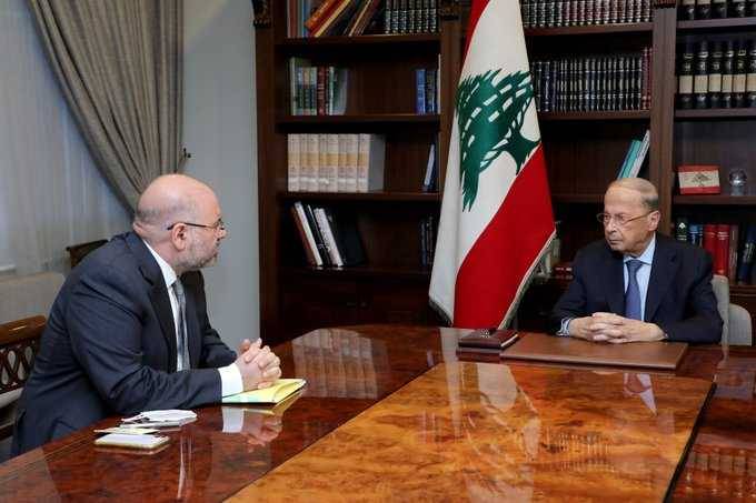 عون يطّلع من أبيض على حاجات القطاع الصحي