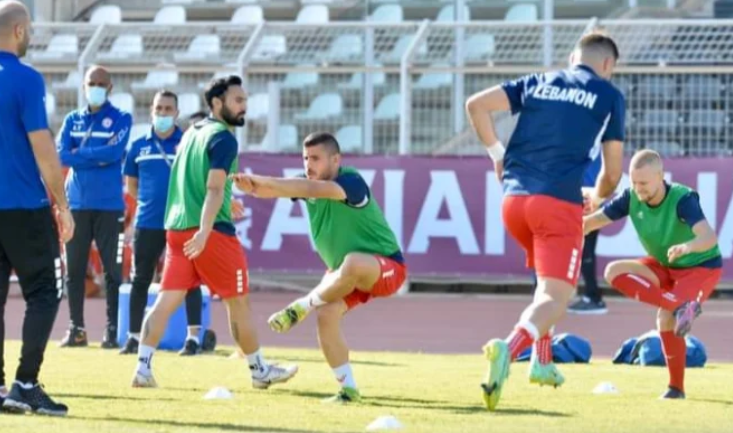 المنتخب اللبناني يستأنف تدريباته ومنتخب الإمارات يصل الى بيروت غداً
