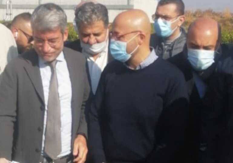 وزيرا الطاقة والبيئة يتفقدان محطة تكرير مياه زحلة