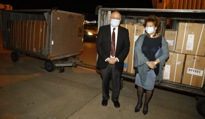 الابيض يتسلّم مساعدات طبية من البرازيل: أتتنا في الوقت المناسب