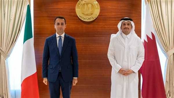 وزيرا الخارجية الإيطالي والقطري يناقشان أزمتي ليبيا وأفغانستان