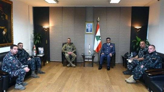 اللواء عثمان يلتقي قائد فوج إطفاء بيروت