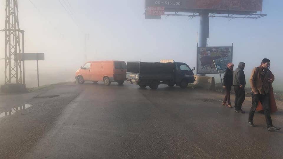 أزمة الكهرباء تقطع طريق حوش الحريمة - جب جنين