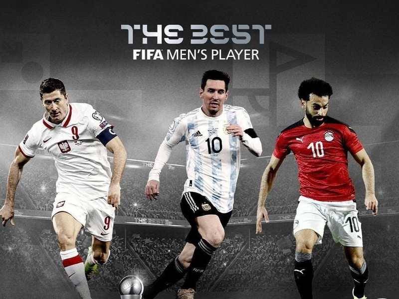 جائزة «The Best» بين ميسي وليفاندوفيسكي وصلاح