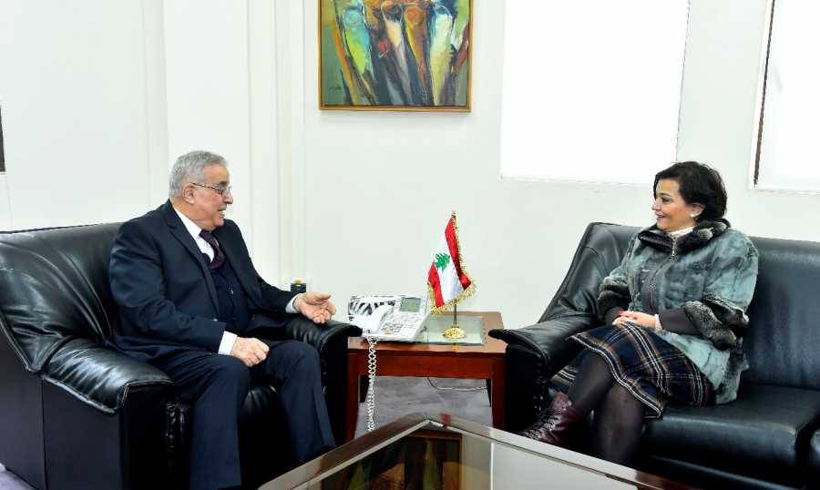 بوحبيب يلتقي رشدي وسفير تركيا