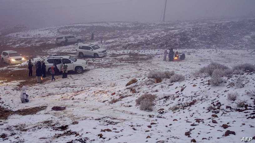 السعودية تُسجّل أدنى درجة حرارة منذ 30 عاماً