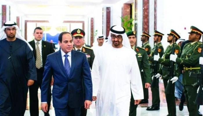 محمد بن زايد يستقبل السيسي في أبوظبي