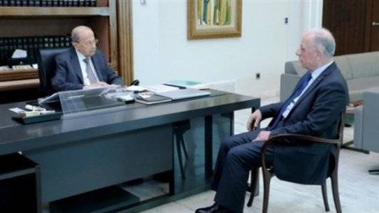 الأوضاع الامنية بين عون ووزير الدفاع