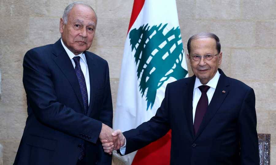أبو الغيط زار عون وميقاتي: وجدتُ تصميماً على المضي في الانتخابات