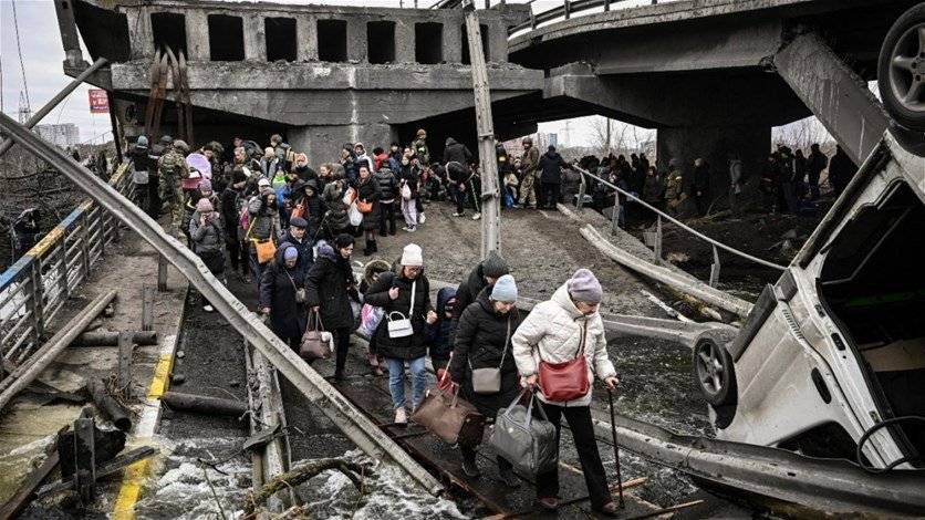 10ملايين فروا من منازلهم في أوكرانيا منذ بدء الغزو الروسي
