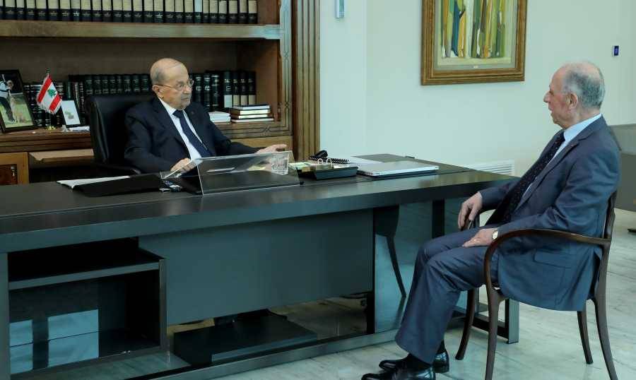 عون يعرض وسليم أوضاع المؤسسة العسكرية والأمن