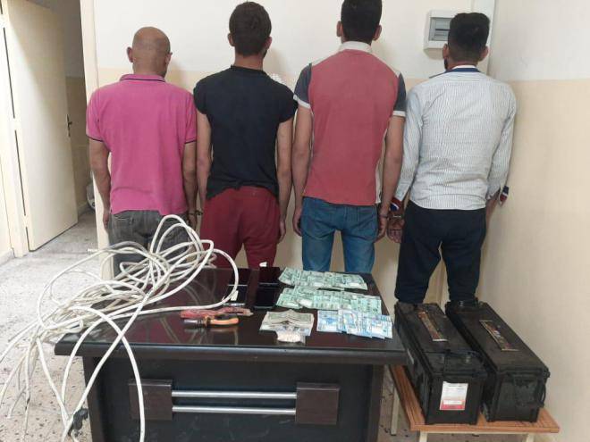 القبض على عصابة سرقة بالجرم المشهود