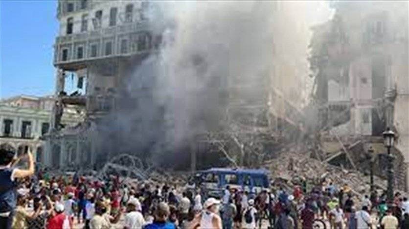 انفجار في فندق قيد الإنشاء وسط هافانا