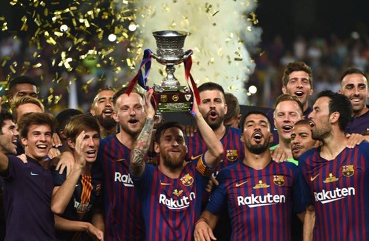 برشلونة يقترب من حجز مقعده بكأس السوبر