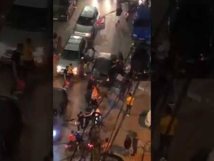 بالفيديو إشكال بين مناصري 