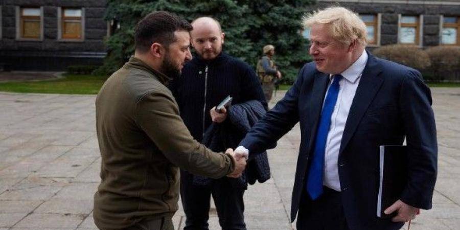 جونسون وزيلينسكي يناقشان الحصار الروسي على أوديسا
