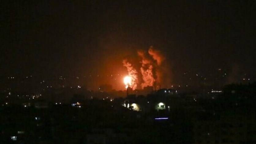 ضربات اسرائيلية على مواقع في غزة