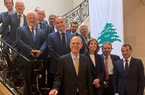 إنعقاد الإجتماع السنوي لغرفة التجارة الفرنسية اللبنانية بمقر السفارة في باريس