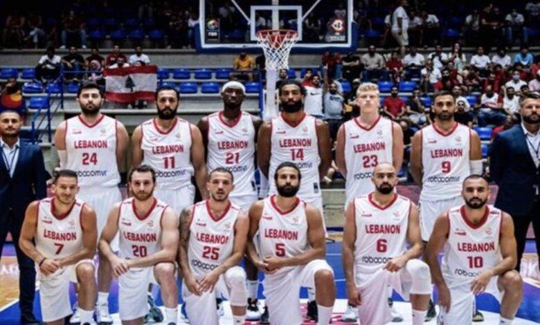 فوز منتخب لبنان لكرة السلة للرجال أمام نظيره النيوزيلاندي ضمن بطولة كأس آسيا بنتيجة 87 - 72
