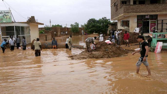 السودان.. سيول تجرف قرى ومنازل وتتسبّب بخسائر فادحة