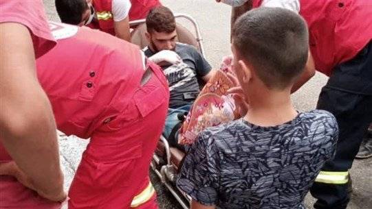 جريح في حادث صدم