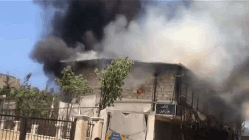 حريق في أحد المعامل لتصنيع القماش