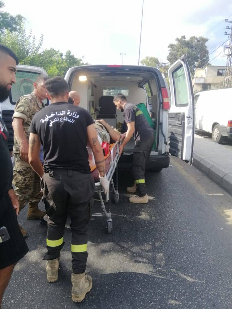 حادث سير يوقع جريحاً