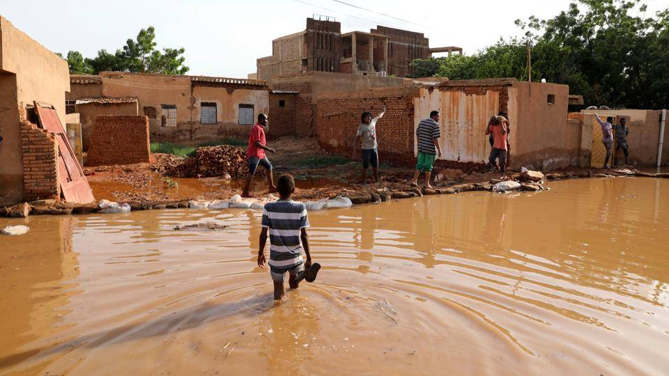 ارتفاع ضحايا الفيضانات في السودان لتلامس المئة وفاة