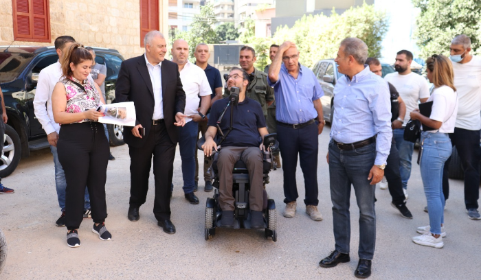 جولة على أعمال ترميم المنازل المتضررة جراء انفجار المرفأ