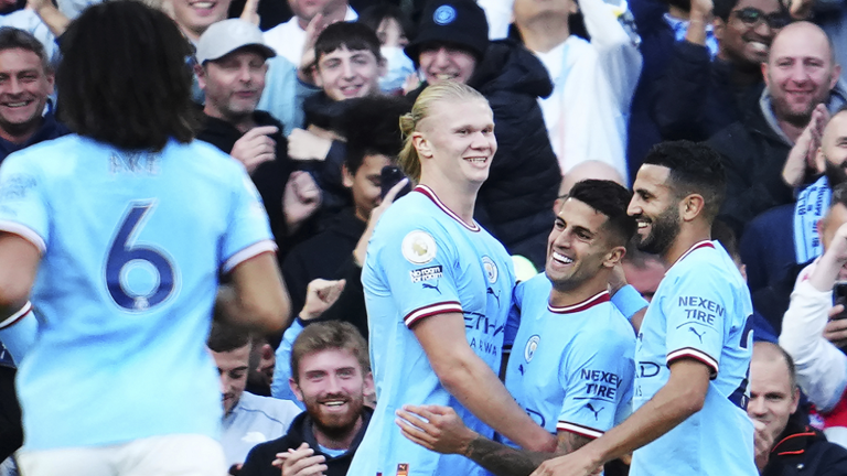 هالاند يقود مانشستر سيتي لاكتساح ساوثهامبتون