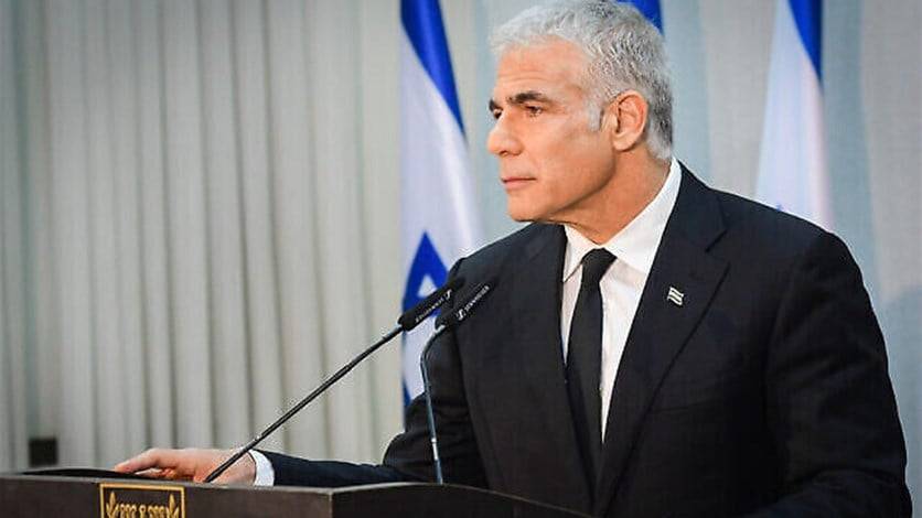 لبيد: علينا انتظار النتائج النهائية للانتخابات التشريعية