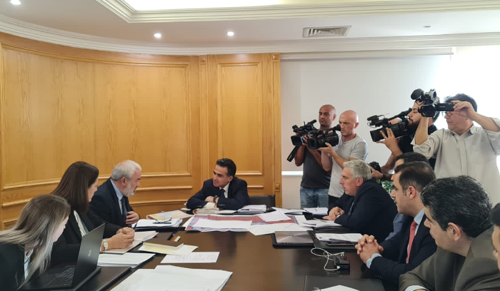 حميه التقى الوفد القبرصي: لترسيم المنطقة الاقتصادية الخالصة.. وتزيونيس: متفائلون