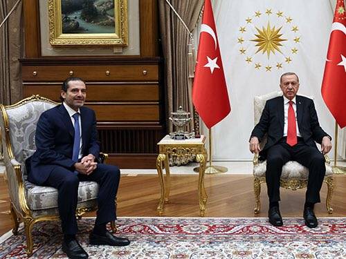 أردوغان يستقبل الحريري في المجمع الرئاسي بالعاصمة أنقرة