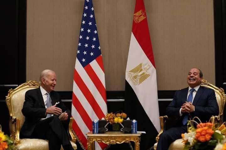 الرئاسة المصرية: المحادثات بين السيسي وبايدن تناولت القضية الفلسطينية وملف مكافحة الإرهاب والتطرف