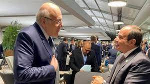السيسي  لميقاتي: لانتخاب رئيس جديد بلا إبطاء