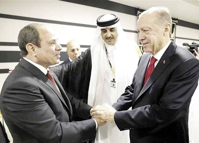 أردوغان عن مصافحة السيسي: خطوة نحو تطبيع العلاقات