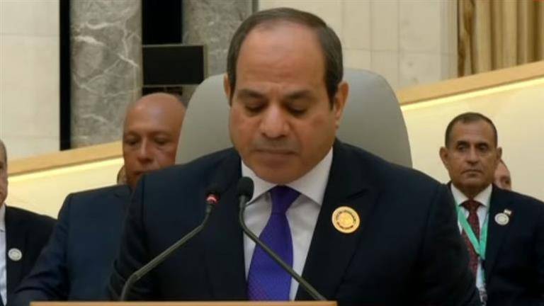 السيسي: نسعى إلى إقامة نظام عالمي أكثر عدالة