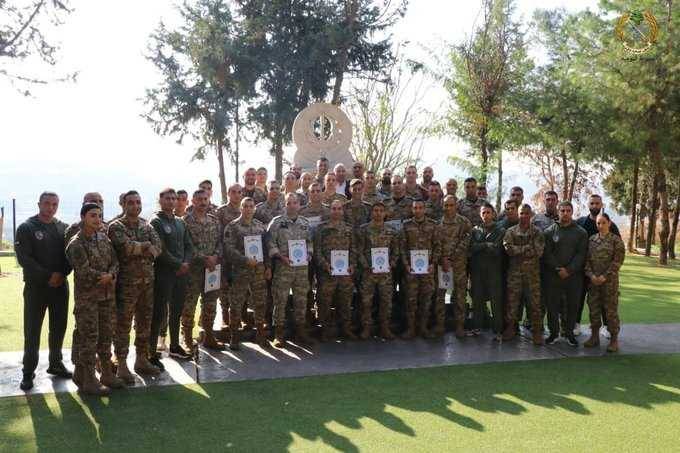 تخريج وتوزيع إفادات على عسكريين تابعوا دورة بإشراف إيطالي