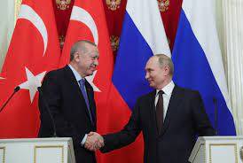 الرئاسة التركية: أردوغان يشدد خلال اتصال مع بوتين على أهمية تطهير المنطقة الحدودية مع سوريا من 