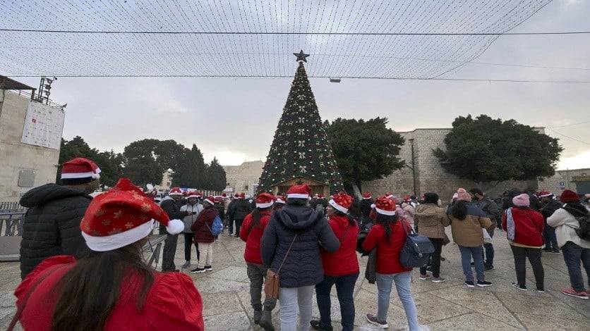 البهجة تعم مدينة بيت لحم خلال احتفالات عيد الميلاد