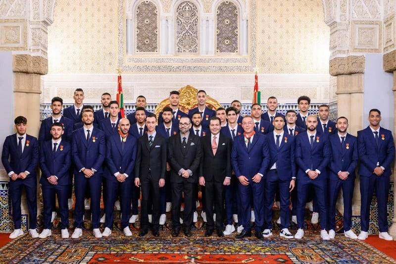 ماذا قال لاعبو المغرب بعد استقبالهم من قبل الملك محمد السادس؟