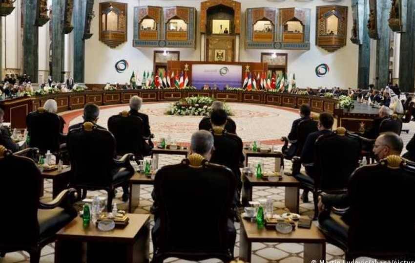 ماكرون: أزمات العراق وسوريا ولبنان تتطلب لحلّها أجندة تعاون صادقة بين الدول المعنية