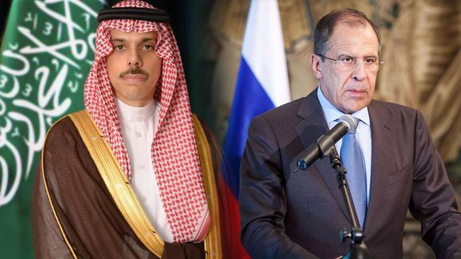 وزير الخارجية السعودي لنظيره الروسي: ندعم جهود حل الأزمة الأوكرانية سياسياً