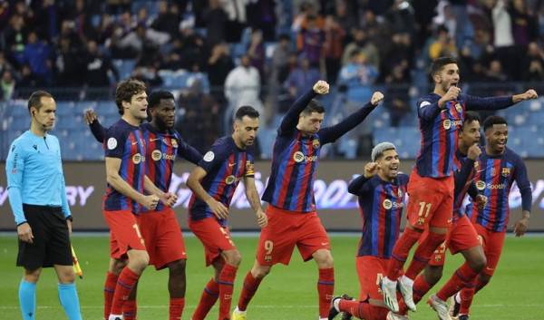 برشلونة يضرب موعداً مع ريال مدريد في نهائي كأس السوبر